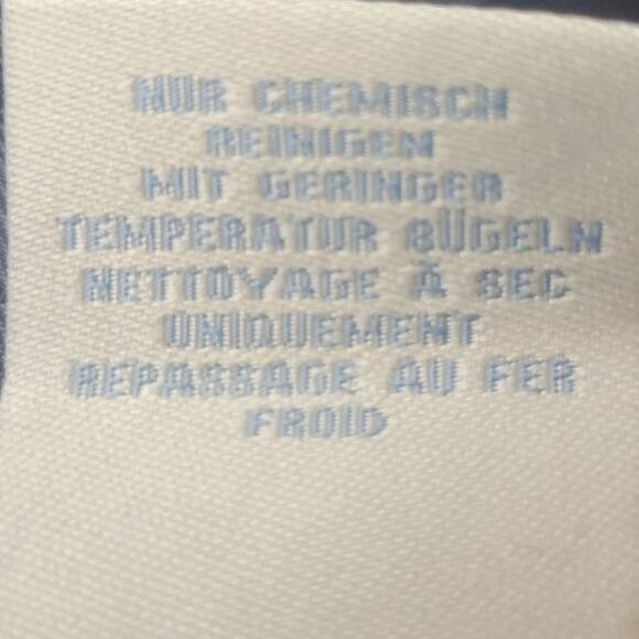 Boden Dress Sleeveless Sheath Navy Polka Dot Size 6R - Picture 10 of 10